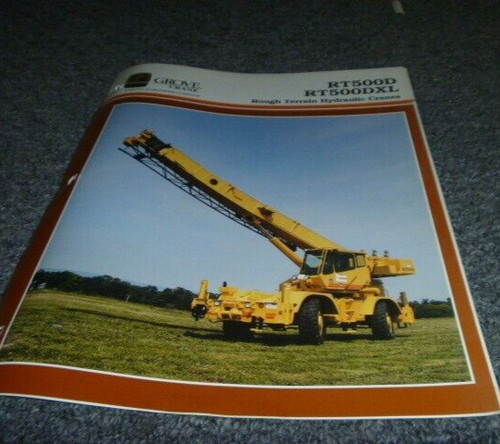 Grove rt500dxl rough - grove, terrain